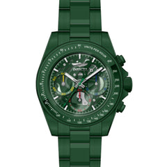 Invicta Men's Watch - Speedway Quartz Chronograph Green Dial Steel Bracelet | 51033