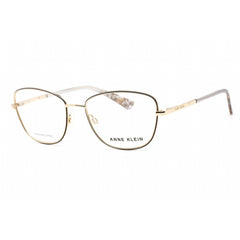Anne Klein Women's Eyeglasses - Gold Metal Cat Eye Shape Full Rim Frame | AK5088 710