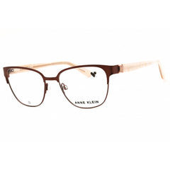 Anne Klein Women's Eyeglasses - Mocha Metal Rectangular Full Rim Frame | AK5122 200