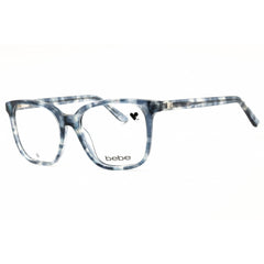 Bebe Women's Eyeglasses - Teal Shimmer Acetate Rectangular Full Rim Frame | BB5217 400