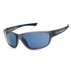 BMW Men's Sunglasses - Grey Injected Propionate Wraparound Full Rim Frame | BS0032 20M