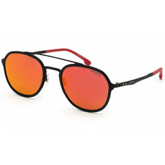 Carrera Men's Sunglasses - Matte Black Metal Round Full Rim Frame | 8033/GS 0003 W3