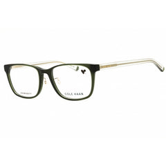 Cole Haan Men's Eyeglasses - Green Acetate Rectangular Full Rim Frame | CH3004 300