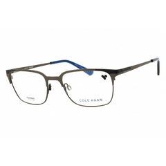 Cole Haan Men's Eyeglasses - Gunmetal Metal Rectangular Full Rim Frame | CH4051 033