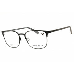 Cole Haan Men's Eyeglasses - Black Metal Rectangular Shape Full Rim Frame | CH4511 001