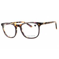 Cole Haan Unisex Eyeglasses - Plum Tortoise Acetate Rectangular Frame | CH4518 505