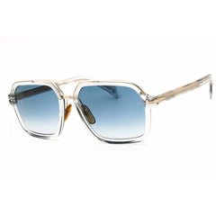 David Beckham Men's Sunglasses - Grey/Gold Plastic Full Rim Frame | DB 7128/S 0FT3 1V
