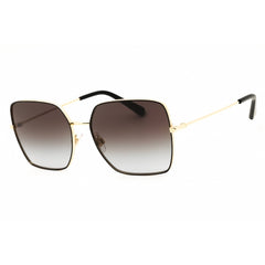 Dolce & Gabbana Women's Sunglasses - Black/Gold Metal Full Rim Frame | 0DG2242 13348G