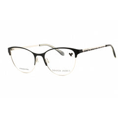 Draper James Women's Eyeglasses - Black Metal Cat Eye Full Rim Frame | DJ5040 001