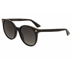 Gucci Unisex Sunglasses - Black Acetate Round Shape Full Rim Frame | GG0091S 001