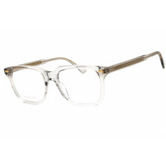 Gucci Men's Eyeglasses - Shiny Transparent Grey Acetate Full Rim Frame | GG0737O 010