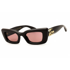 Gucci Women's Sunglasses - Shiny Brown Acetate Cat Eye Full Rim Frame | GG1827S 004