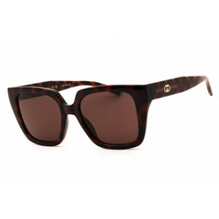 Gucci Women's Sunglasses - Havana Injected Propionate Full Rim Frame | GG2102S 002