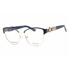 Guess Women's Eyeglasses - Grey/Gold Metal Cat Eye Shape Full Rim Frame | GU2984 020