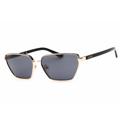 Guess Women's Sunglasses - Black/Gold Metal Rectangular Full Rim Frame | GU00106 05A