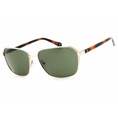 Guess Men's Sunglasses - Gold Metal Rectangular Shape Full Rim Frame | GU00117 32N