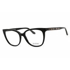 Guess Women's Eyeglasses - Shiny Black Cat Eye Full Rim Frame, 53mm | GU50114 001