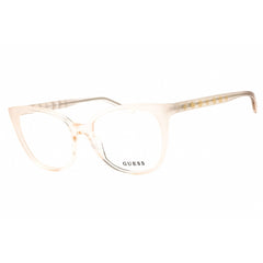 Guess Women's Eyeglasses - Light Pink Cat Eye Shape Full Rim Frame, 53mm | GU50114 025