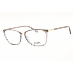 Guess Women's Eyeglasses - Light Grey Acetate Rectangular Full Rim Frame | GU50386 020