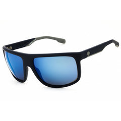 Harley Davidson Men's Sunglasses - Matte Blue Rectangular Full Rim Frame | HD00029 91X