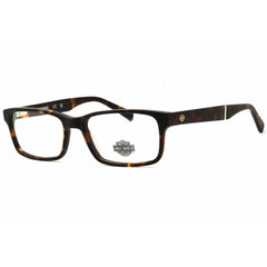 Harley Davidson Men's Eyeglasses - Dark Havana Rectangular Full Rim Frame | HD0774 052