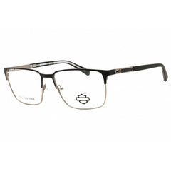 Harley Davidson Men's Eyeglasses - Black/Grey Rectangular Full Rim Frame | HD0976 005