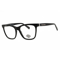 Harley Davidson Men's Eyeglasses - Shiny Black Acetate Full Rim Frame | HD50055 001