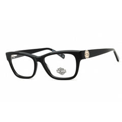 Harley Davidson Women's Eyeglasses - Shiny Black Acetate Full Rim Frame | HD50105 001