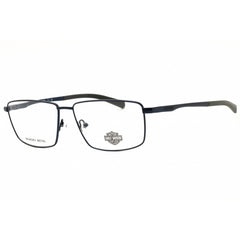 Harley Davidson Men's Eyeglasses - Matte Blue Rectangular Full Rim Frame | HD50114 091