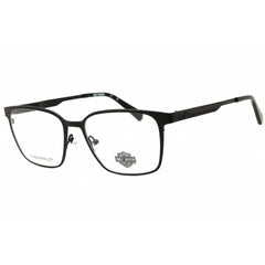 Harley Davidson Men's Eyeglasses - Matte Black Titanium Full Rim Frame | HD50116 002