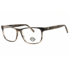 Harley Davidson Men's Eyeglasses - Grey/Black Rectangular Full Rim Frame | HD50122 020
