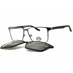 Harley Davidson Men's Sunglasses - Matte Gunmetal Rectangular Frame | HD50135 009