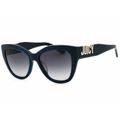 Juicy Couture Women's Sunglasses - Glitter Blue Full Rim Frame | JU 639/G/S 0DXK 9O