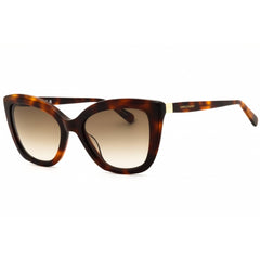 Longchamp Women's Sunglasses - Havana Acetate Cat Eye Full Rim Frame | LO695S 230