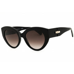 Longchamp Women's Sunglasses - Black Acetate Cat Eye Shape Full Rim Frame | LO722S 001