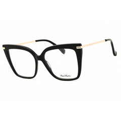Max Mara Women's Eyeglasses - Shiny Black Acetate Cat Eye Full Rim Frame | MM5144 001