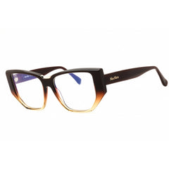 Max Mara Women's Eyeglasses - Dark Brown Acetate Cat Eye Full Rim Frame | MM5179-B 050