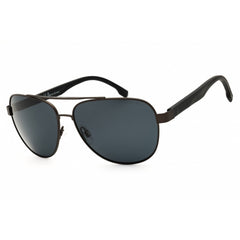 Nautica Men's Sunglasses - Matte Gunmetal Metal Aviator Full Rim Frame | N107SP 030