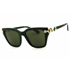 Swarovski Women's Sunglasses - Dark Green Rectangular Full Rim Frame | 0SK6041 102671