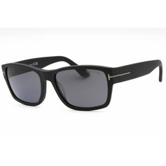 Tom Ford Men's Sunglasses - Matte Black Rectangular Shape Full Rim Frame | FT0445 02D