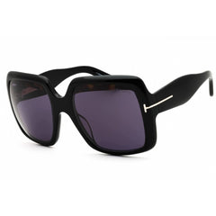 Tom Ford Women's Sunglasses - Shiny Black Oversized Shape Full Rim Frame | FT1194 01A