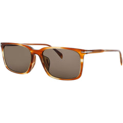 David Beckham Men's Sunglasses - Brown Horn Acetate Full Rim Frame | DB 1163/F/S EX4