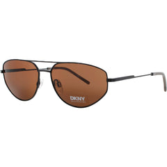 DKNY Women's Sunglasses - Black Metal Geometric Shape Full Rim Frame | DK117S 001