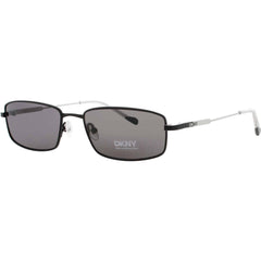DKNY Women's Sunglasses - Black Metal Rectangular Shape Full Rim Frame | DK119S 001