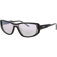DKNY Women's Sunglasses - Layered Black Rectangular Shape Full Rim Frame | DK553S 015