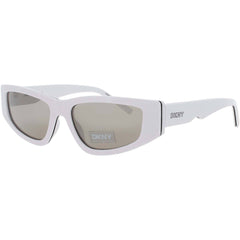 DKNY Women's Sunglasses - White Acetate Cat Eye Shape Full Rim Frame | DK560S 100