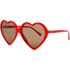 ELTON JOHN Women's Sunglasses - Red Acetate Heart Full Rim Frame | DGBYHEART 7 RED