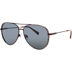 ELTON JOHN Women's Sunglasses - Burgundy Full Rim Frame | ANIMAL INSTINCT 1 BURNA