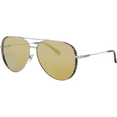 ELTON JOHN Women's Sunglasses - Pale Gold Full Rim Frame | ANIMAL INSTINCT 2 GLDBK