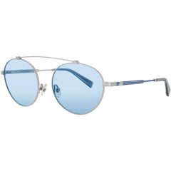 ELTON JOHN Women's Sunglasses - Silver/Blue Cat Eye Full Rim Frame | DREAMER 4 SILVER